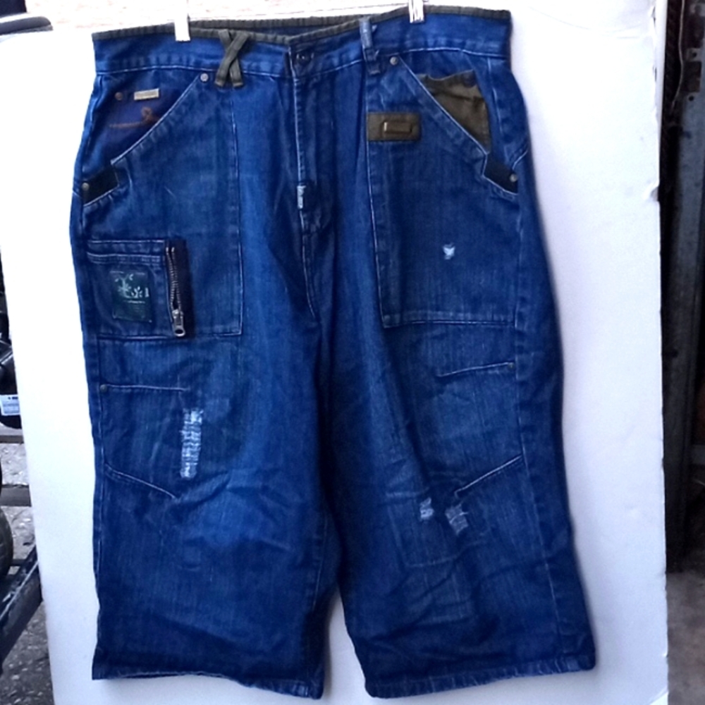 LRG Denim Surplus long shorts. Size 40